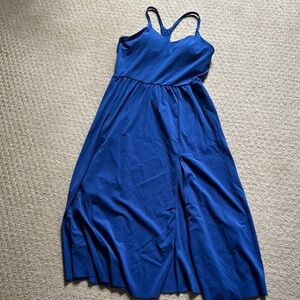 Elegant Blue Maxi Dress